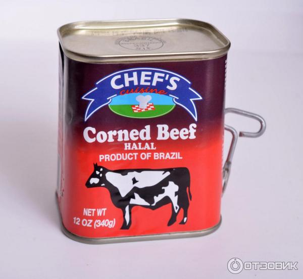 Консерва Chef's Cuisine Corned beef фото.