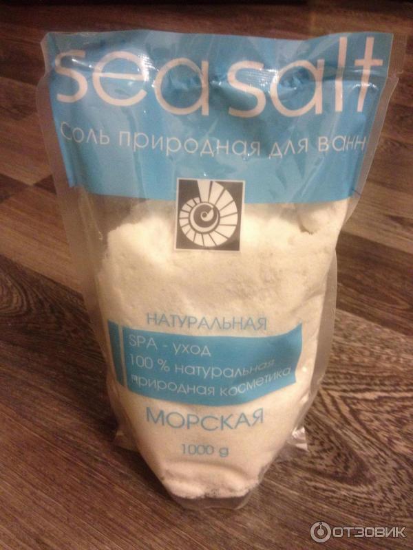 Отзыв: Соль для ванн Sea salt - Это просто мое спасение.