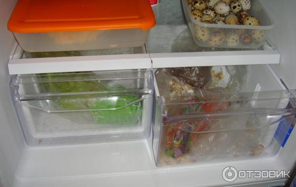 ящики в холодильной камере
