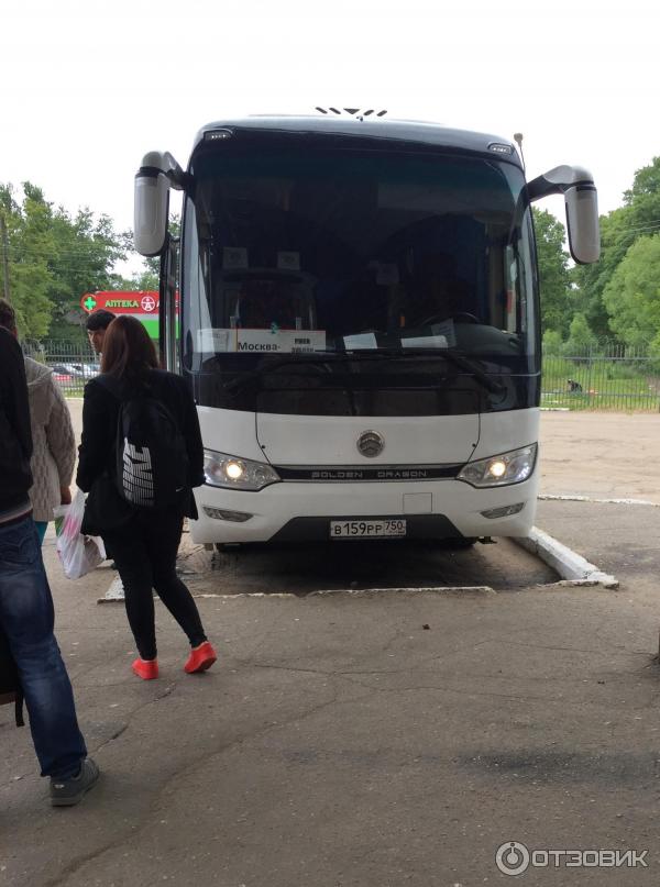 Автобус Golden Dragon рейс Ржев Москва из города Ржев