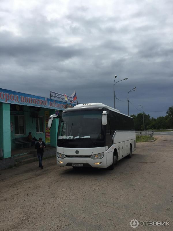 Зубцов автостанция маршрут Ржев Москва автобус Golden Dragon