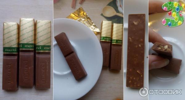 Шоколадные конфеты Merci - дегустация - сорт 3. Лесной орех и миндаль
