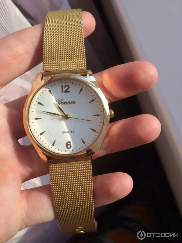 Отзыв о Женские наручные часы Geneva Quartz c металлическим ремешком