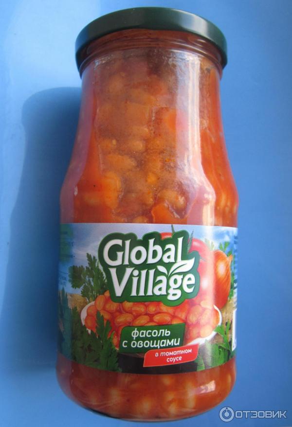 Global village овощи. Фасоль Глобал Виладж консервированная. Фасоль с овощами Глобал Виладж. Фасоль в томатном соусе Global Village. Фасоль Глобал Виладж с овощами в томатном соусе.